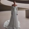 millanova-prima-forma-olyne-manica-lunga-ricamata Abito da sposa Milla Nova Prima Forma Olyne