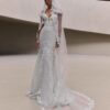 millanova-prima-forma-oriane-velo-pizzo Abito da sposa Milla Nova Prima Forma Oriane