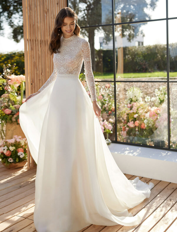 rosa-clara-couture-2023-canar Abito da sposa Rosa Clarà Couture Canar