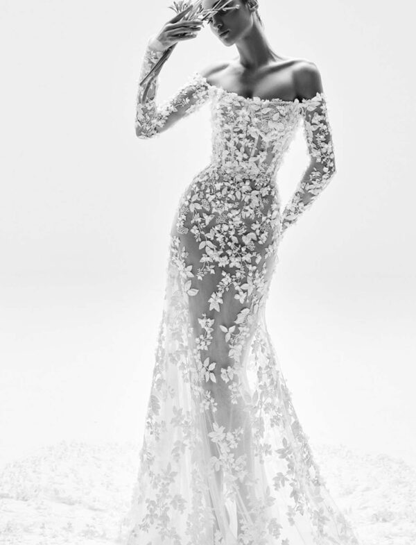 zuhair-murad-2026-yelena-corpetto-steccato-pizzo Abito da sposa Zuhair Murad Yelena