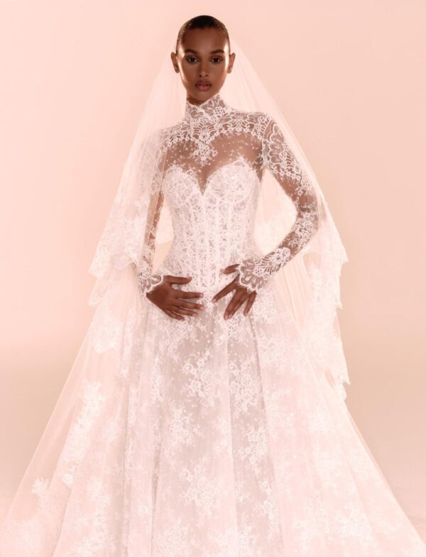 zuhair-murad-2027-zeina-corpetto-steccato Abito da sposa Zuhair Murad Zeina