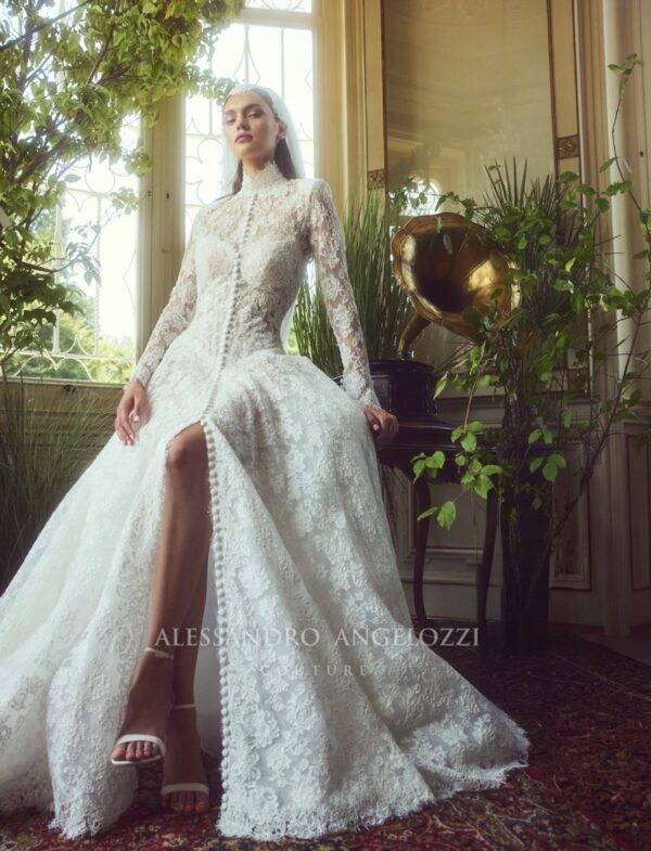 Abito da sposa Alessandro Angelozzi Boheme