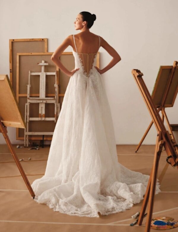 millanova-d'art-opera-2027-gonna-semitrasparente Abito da sposa Milla Nova D'Art Opera