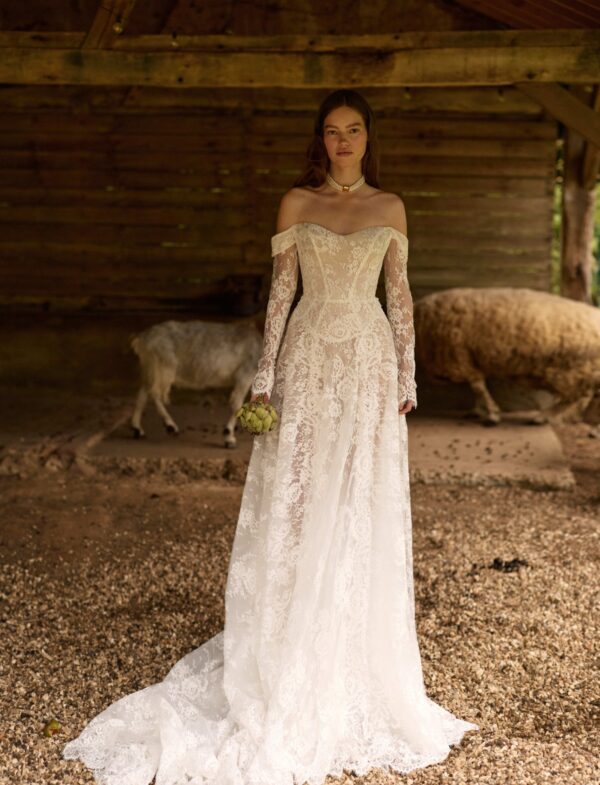 millanova-le-maison-rose-2027-elvaya-moderno-elegante Abito da sposa Milla Nova Le Maison Rose Glacerin