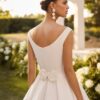 osa-clarà-nore-2027-fiocco-bianco-schiena Abito da sposa Rosa Clarà Nore