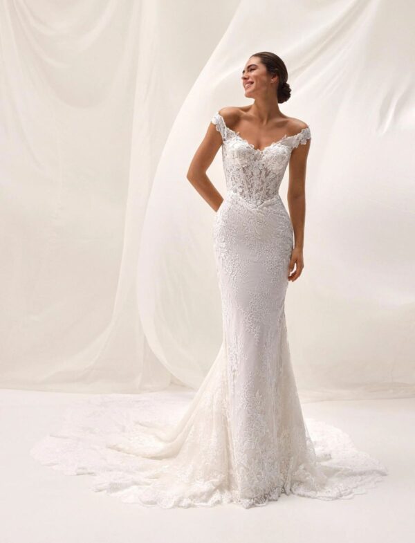 pronovias-2027-danoa-corpetto-steccato Abito da sposa Pronovias Danoa