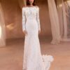 pronovias-2027-velyne-corpetto-steccato-pizzo Abito da sposa Pronovias Velyne