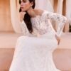 pronovias-2027-velyne-pizzo-floreale Abito da sposa Pronovias Velyne