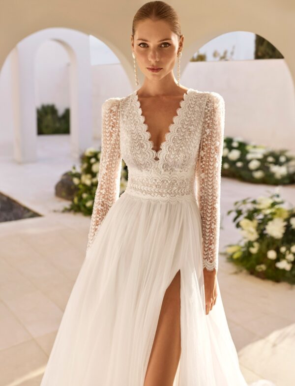 rosa-clarà-niza-2027-scollo-v Abito da sposa Rosa Clarà Niza