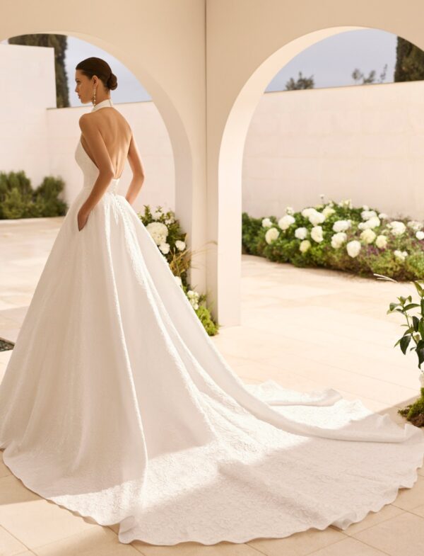 rosa-clarà-nut-2027-schiena-scoperta Abito da sposa Rosa Clarà Nut