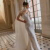 wonà-norma-2027-velo-bianco Abito da sposa Wonà Norma