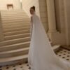 wonà-norma-2027-velo-lungo Abito da sposa Wonà Norma