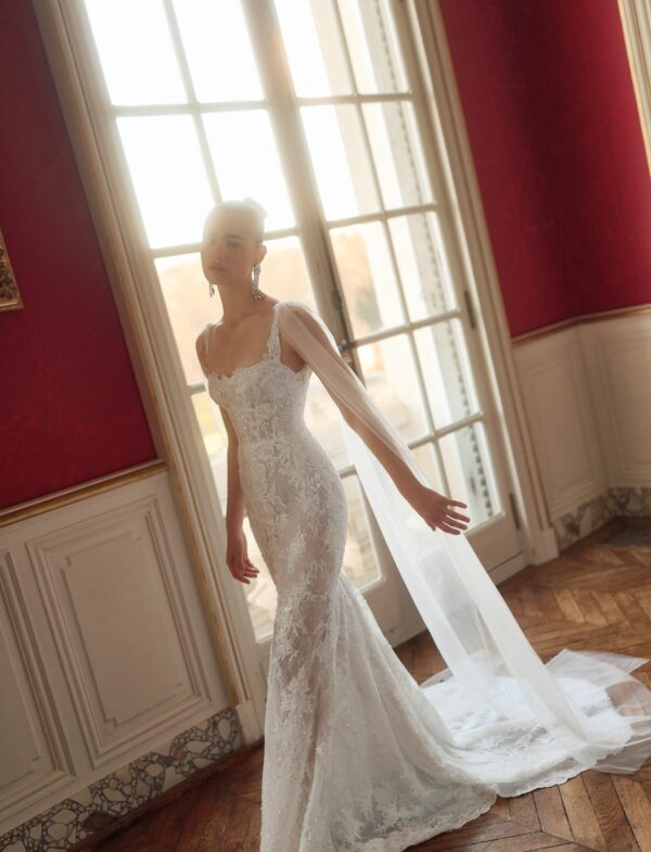 wonà-orlando-2027-velo-bianco-lungo Abito da sposa Wonà Orlando