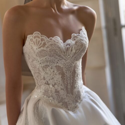 wonà-palette-2027-corpetto-steccato Abito da sposa Wonà Palette